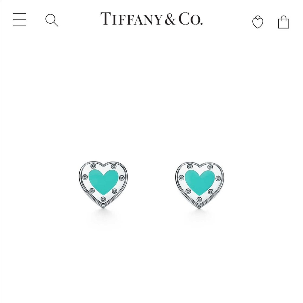 Tiffany Love Heart Earrings - Never Worn!